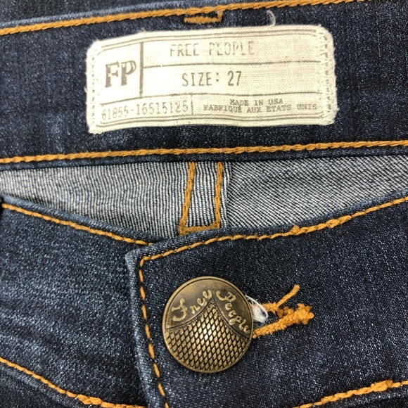 Free People Super Flared Frayed Jeans - Picture 5 of 8